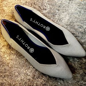 Rothy’s “The Point” diamond twill sz 11